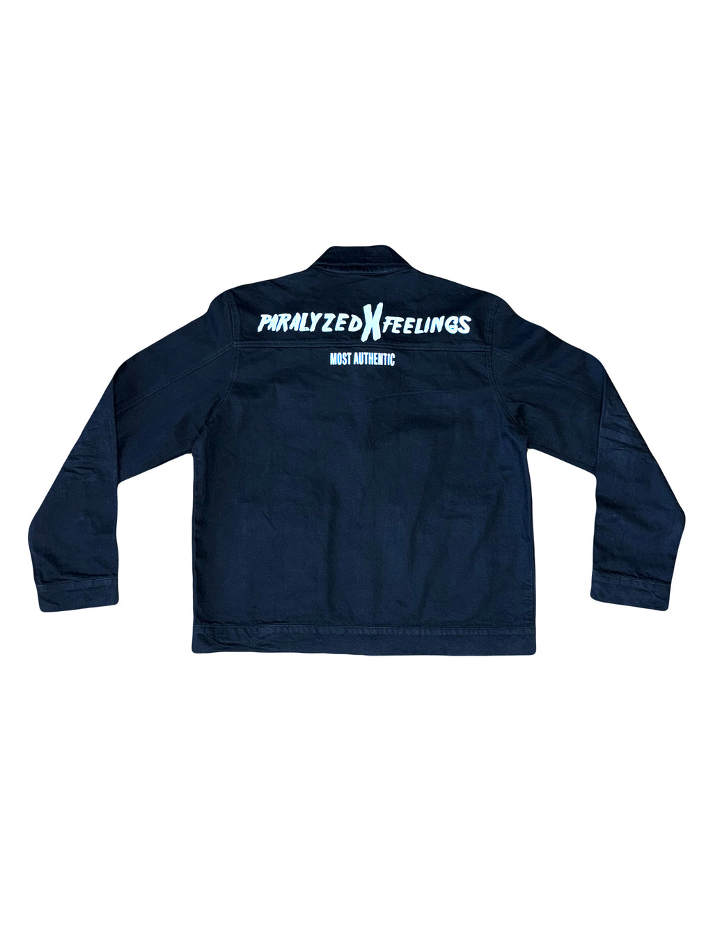 Paralyzedxfeelings Most Authentic Black Denim Jacket