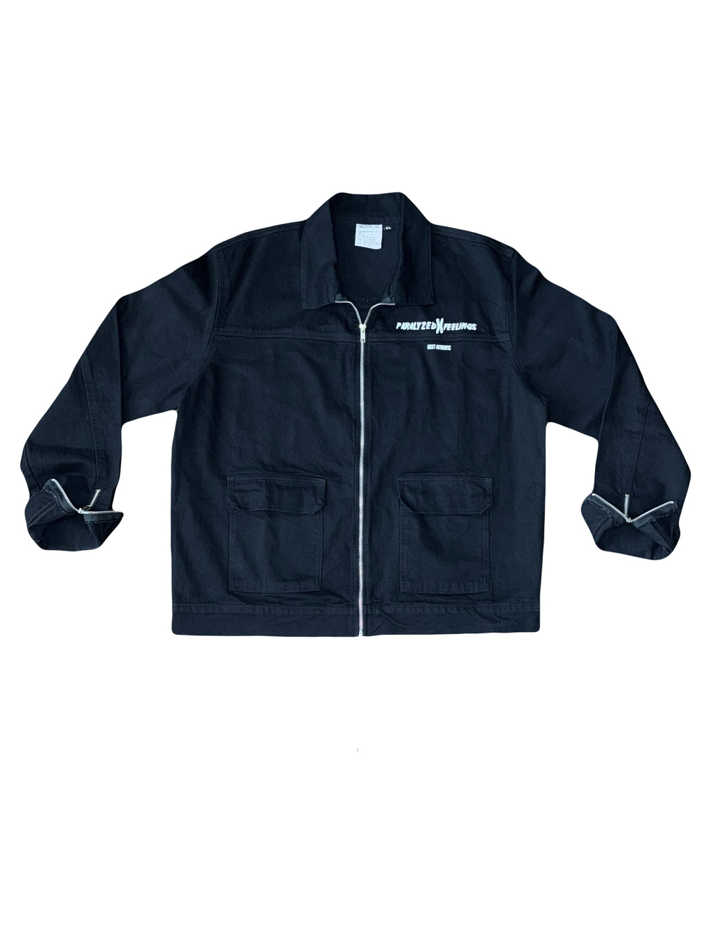 Paralyzedxfeelings Most Authentic Black Denim Jacket