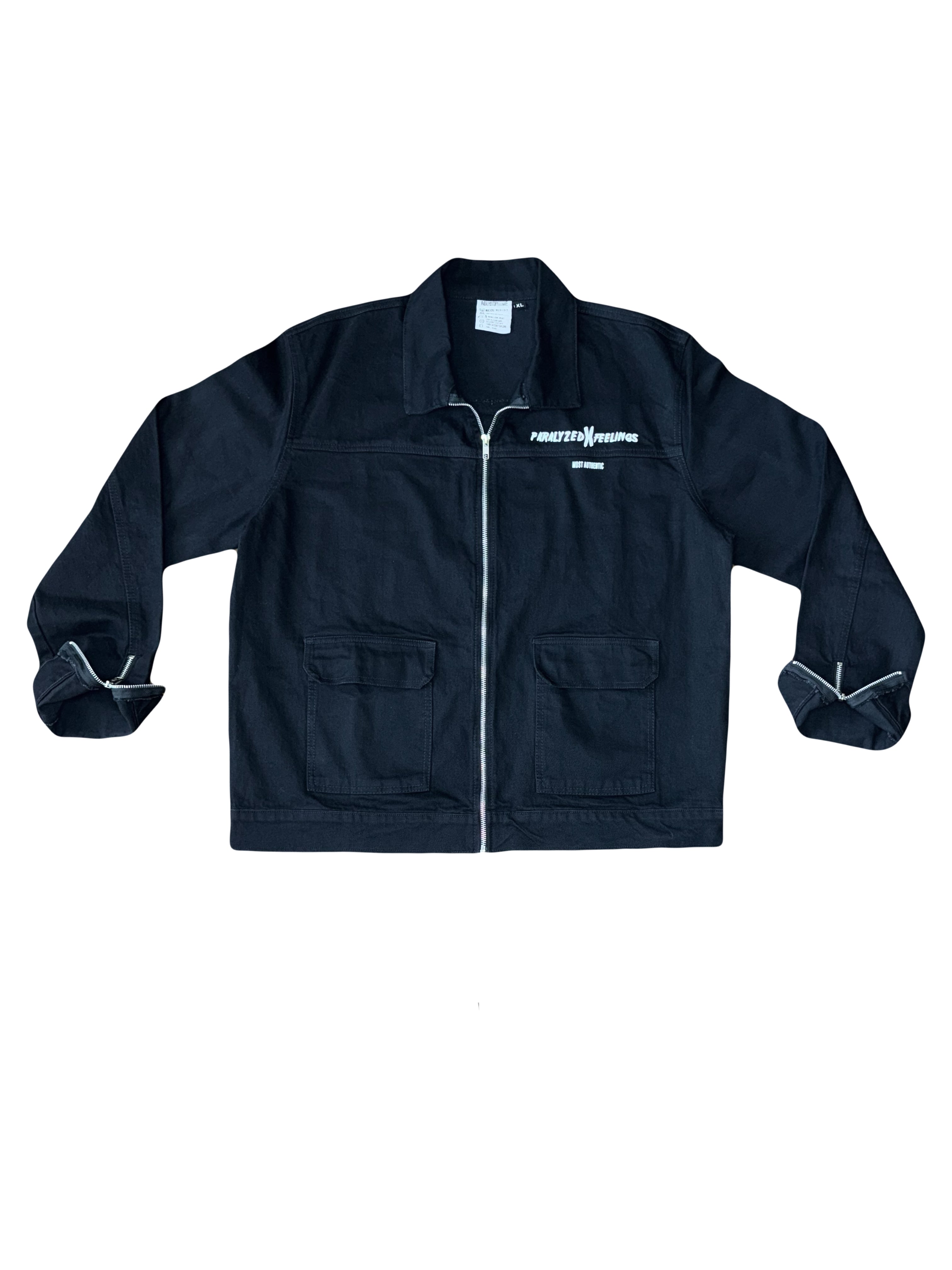 Paralyzedxfeelings Most Authentic Black Denim Jacket